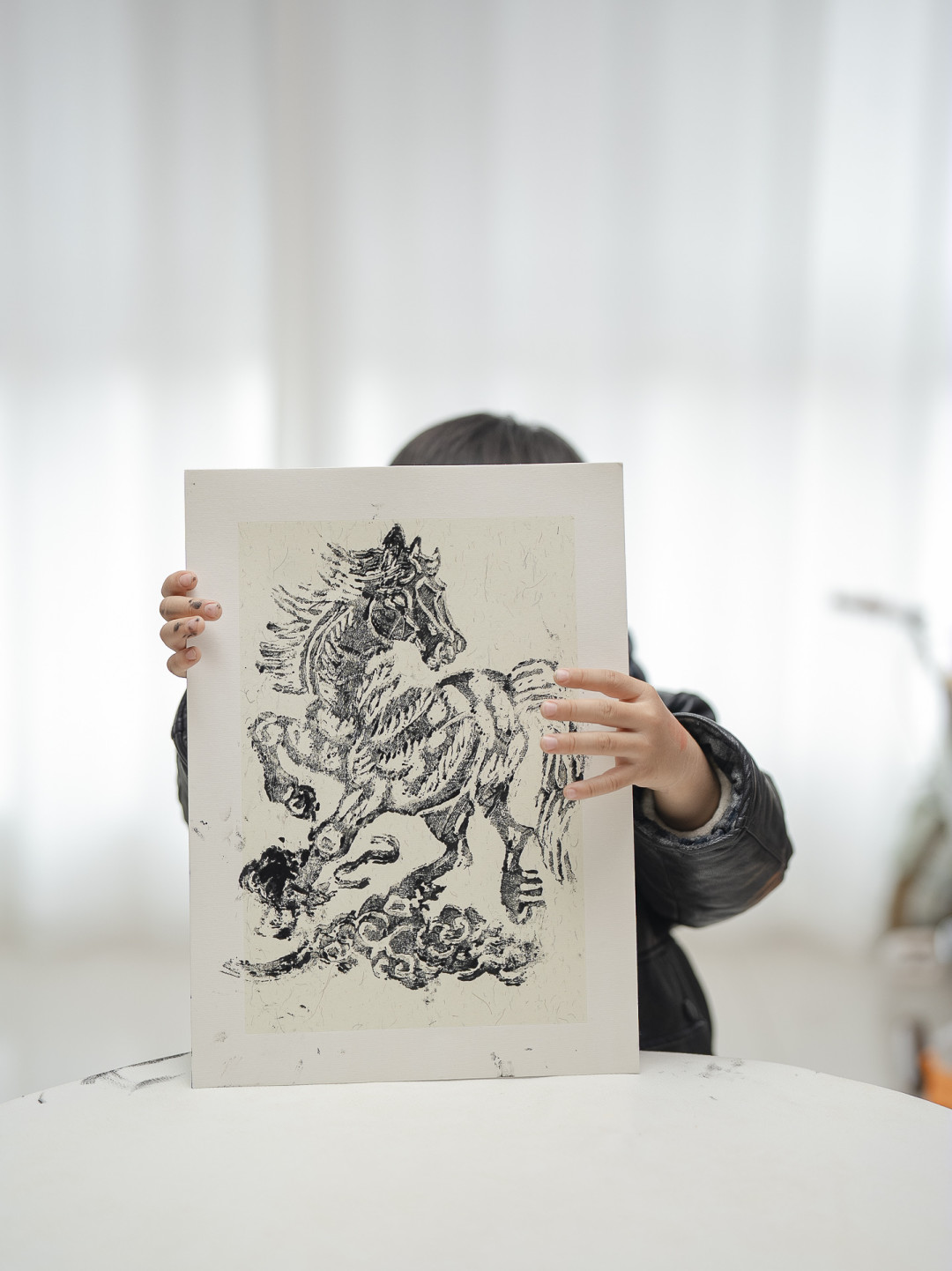 新年美育 | 3岁玩转马年非遗拓印画| 附教程