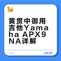96 beyond 黄贯中吉他系列 Yamaha apx9na