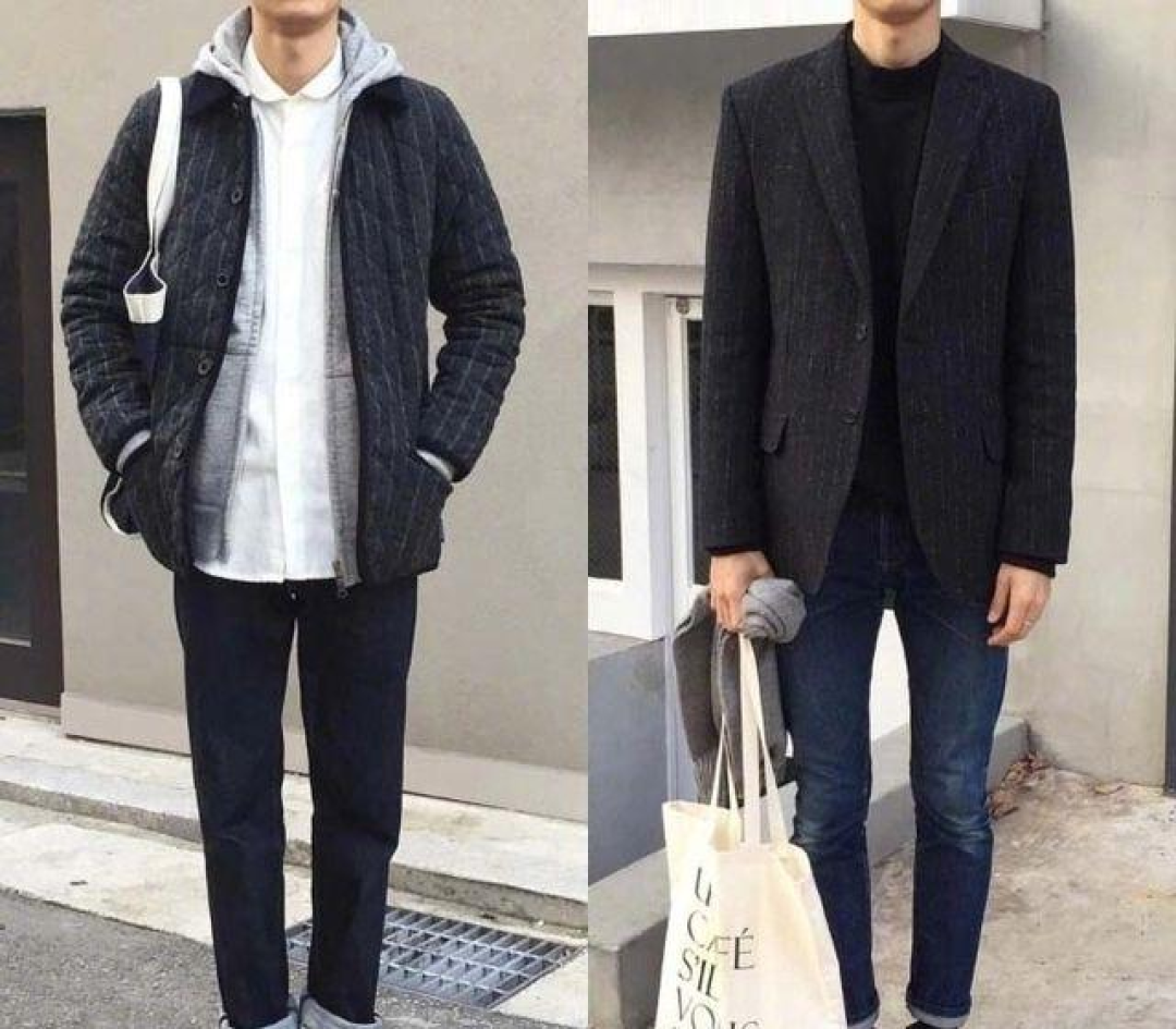 男生秋冬日常穿搭:10套直接抄模板,上班逛街都能穿,快收藏起来
