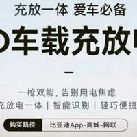 459元！比亚迪充放电枪上线：充放一体 自动切换
