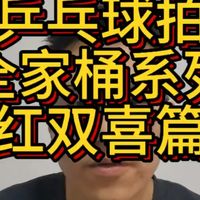 乒乓球拍全家桶系列之红双喜篇