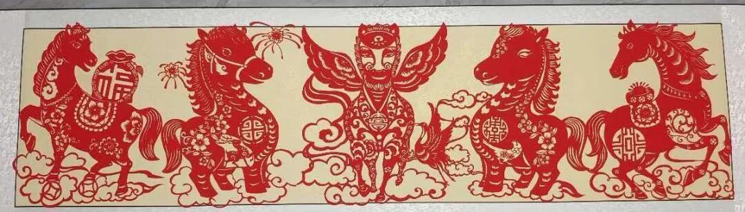 湖南桃江剪纸协会全体会员“马年主题”剪纸作品线上展