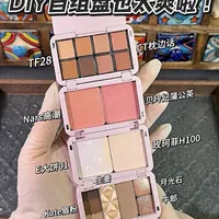 耳机大小四层盘！一盘搞定全脸妆容太省心了 #自组盘 #面部综合盘 #旅行化妆包 #美妆好物测评 #还有这种操作