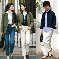 衬衫“叠穿”简约不简单，40+女性春天这样穿，气质感直接拉满