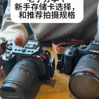 选卡经验，新手甜点方案推荐 #佳能#索尼#自媒体#存储卡#闪迪
