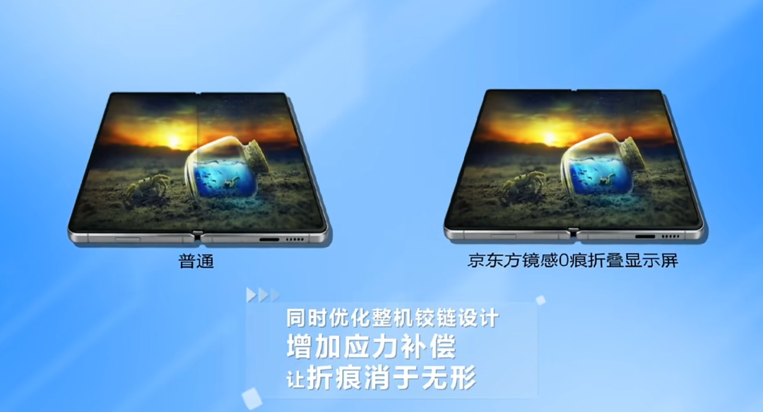京东方镜感0痕折叠显示屏来了......