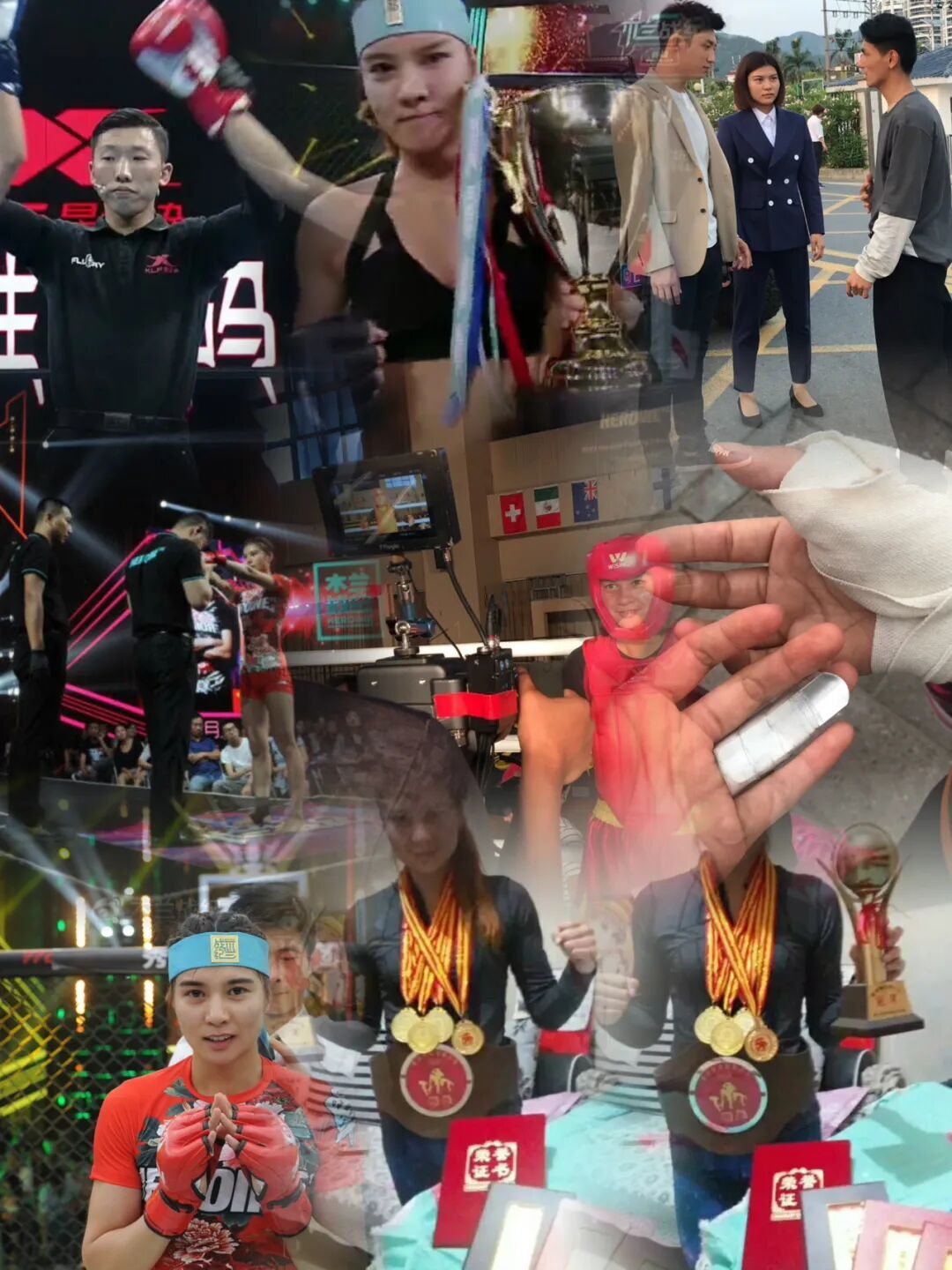 谁说女子不能打?涂涂—戴上拳套是战士,脱下拳套是女神!
