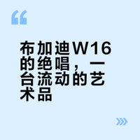 定制狂想：布加迪的W16绝唱
