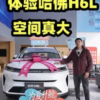 体验哈佛H6L，空间是真的大 #哈佛H6L