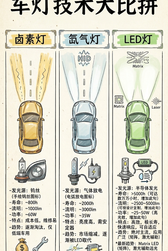 你以为车灯只是“亮不亮”？真相是—它已经成了汽车科技的分水岭