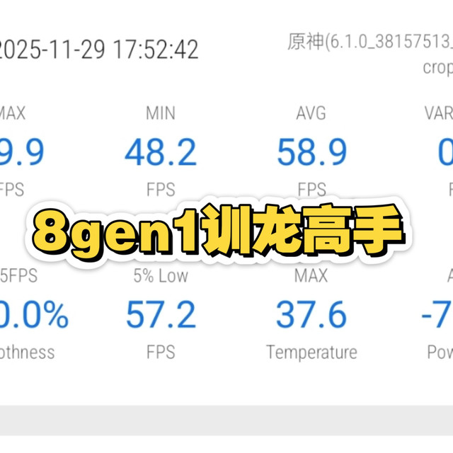 真我gt2pro骁龙8gen1原神60帧