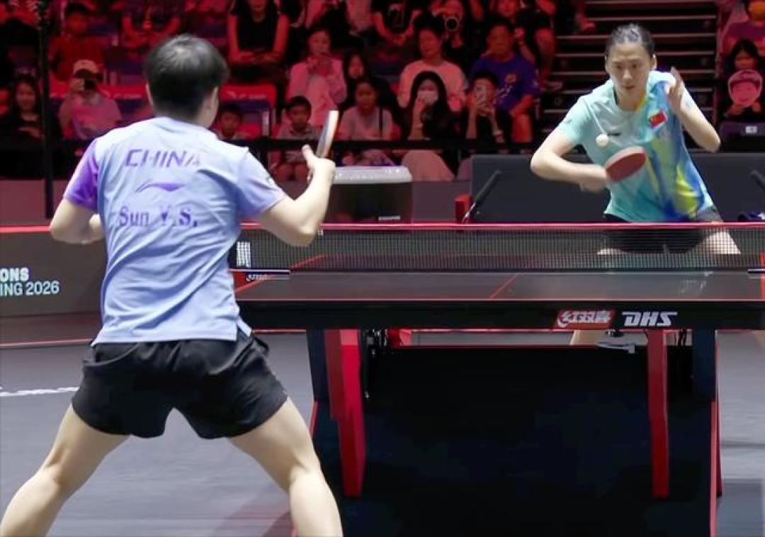 不止4-1!孙颖莎陈熠上演神仙打架,超长多拍相持看呆观众