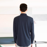 男生衣柜封神款｜威可多藏蓝衬衫，商务休闲一键切换✨