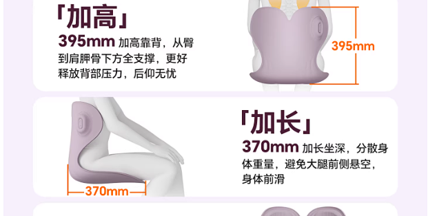 产后腰痛救星✨OKS 红光护腰椅，哺乳 / 腰突都能用