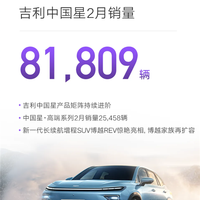 吉利汽车2月销量出炉：总销206160辆、海外出口猛涨138%