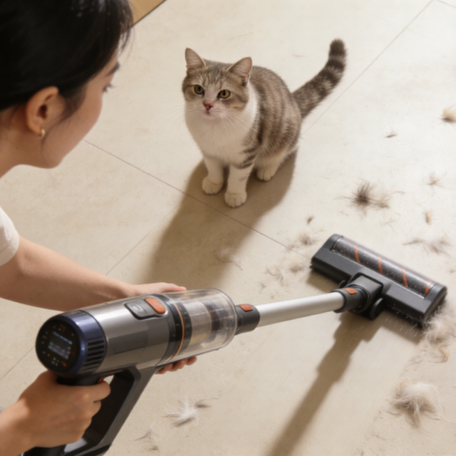 满屋猫毛、机器发臭？2026养宠吸尘器六大标准评测