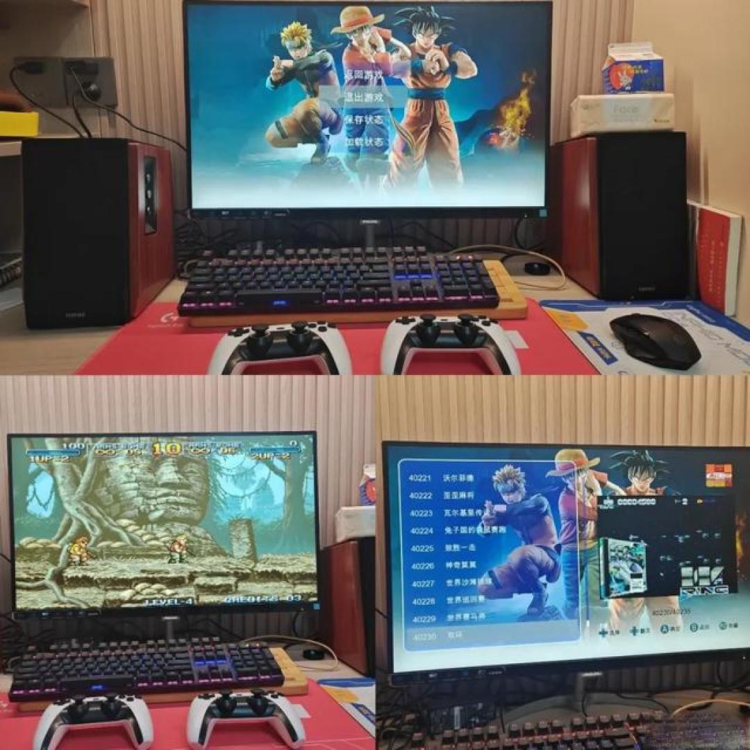 大量 4K 游戏棒流出!海思芯片+128GBTF卡+双人游戏手柄!30多