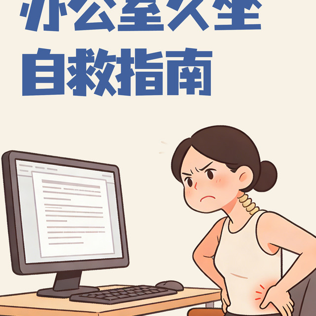 办公室久坐自救指南|5个小动作缓解疲劳