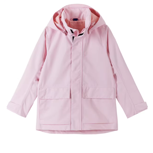 Reima 儿童户外夹克｜浅粉 × 军绿，承包娃整个春天的自在撒欢