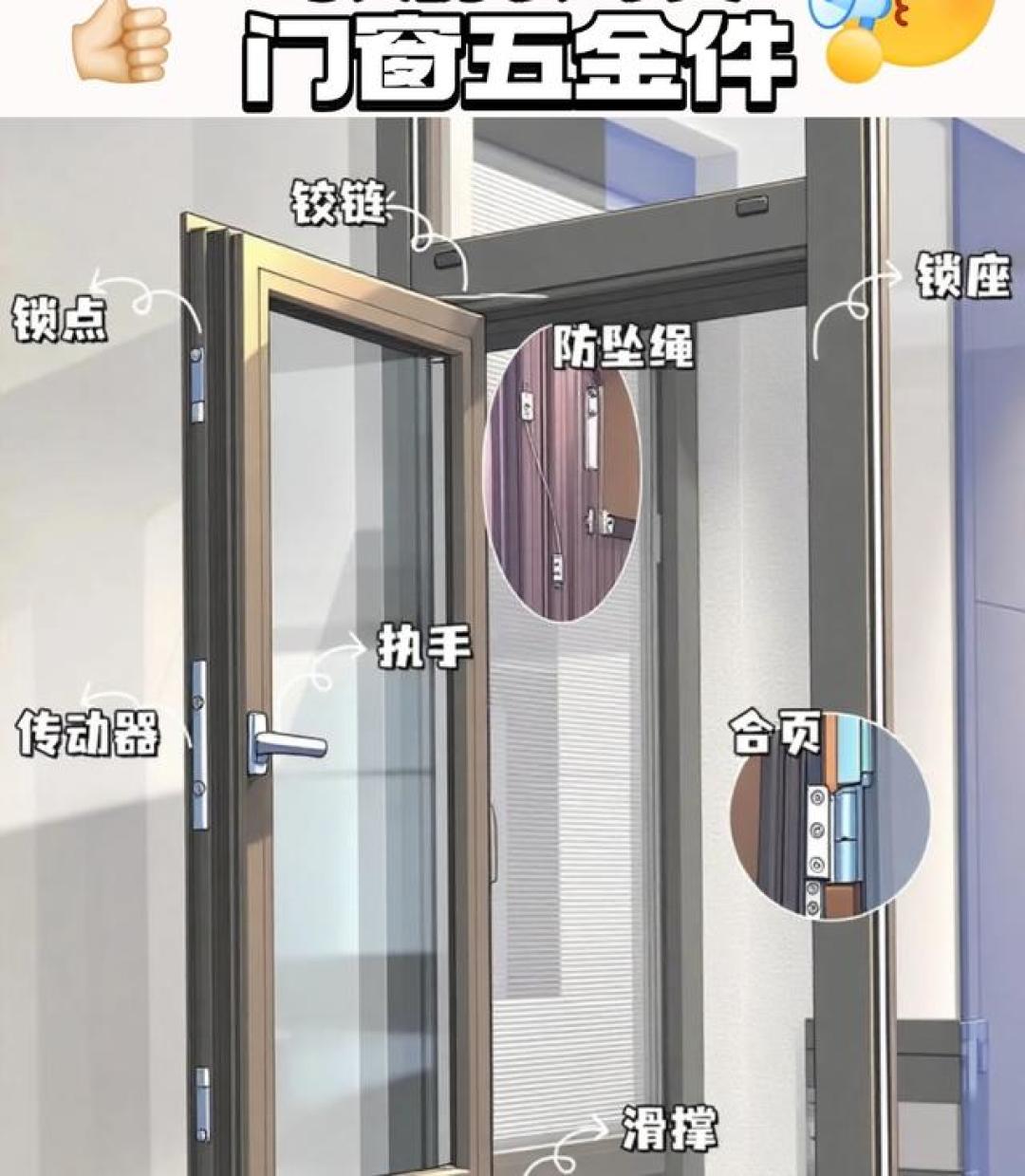 门窗定制别乱花钱!型材玻璃五金盯紧这3点,商家不敢坑你