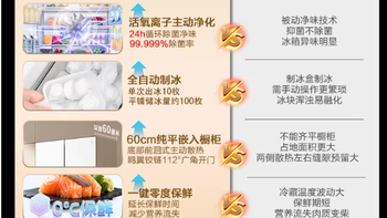 美的华凌520超薄零嵌冰箱，颜值实力双在线的储鲜王者