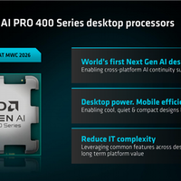 AMD发布桌面版锐龙AI 400系列APU：最高8核心5.1GHz 仅供商用
