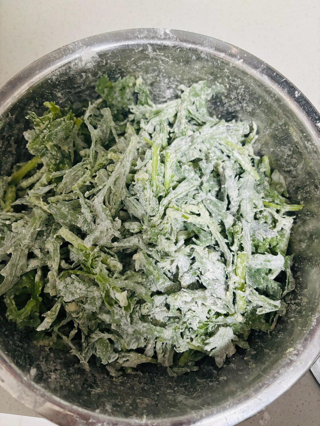 蒸茼蒿(不爱吃蔬菜的小朋友也喜欢)