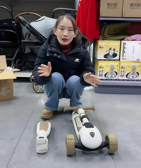 贝易至尊pro滑板车🛴详细组装和使用❗️ #儿童滑板车 #贝易滑板车 #贝易至尊滑板车 #滑板车推荐 #六一童车