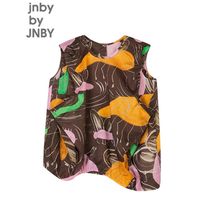 夏日女童氛围感封神｜jnbybyjnby 无袖印花衬衫，把艺术穿在身上