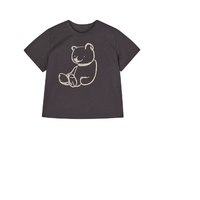 江南布衣这件卡通中袖 T，春日出街太好穿✨