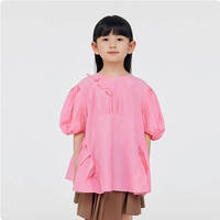 江南布衣女童新中式盘扣衬衫｜把东方雅致穿进童年夏天