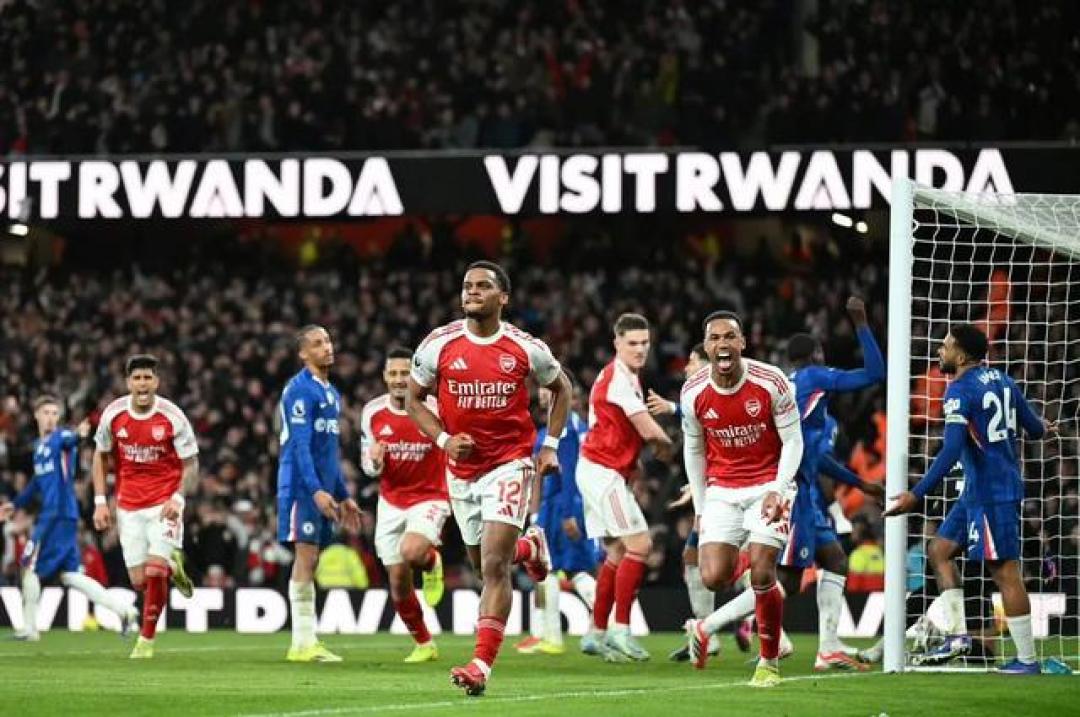 角球三响！阿森纳2-1险胜切尔西，5分领跑英超争冠