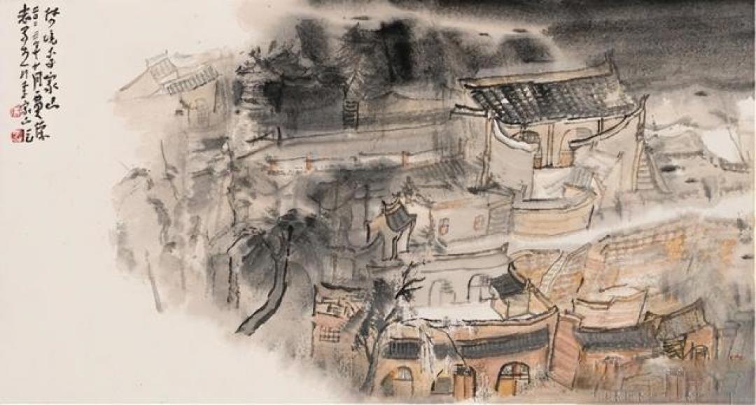 贾荣志谈山水画写生 | 激荡情思,终化“胸中丘壑”为“画上丘壑”