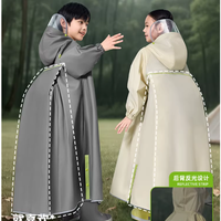 🌧️中大童上学雨衣封神！书包能装 + 全身防暴雨太香了