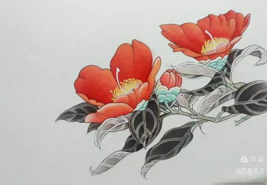 南山画苑林晶工笔画鉴赏: 一笔一画,尽显东方雅韵