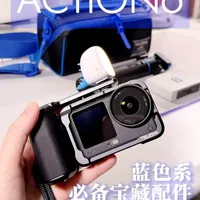 盘点Action6必备宝藏配件黑蓝色系1分钟保姆级分享 #Action6 #Action5pro #osmoaction6 #运动相机配件 #运动相机