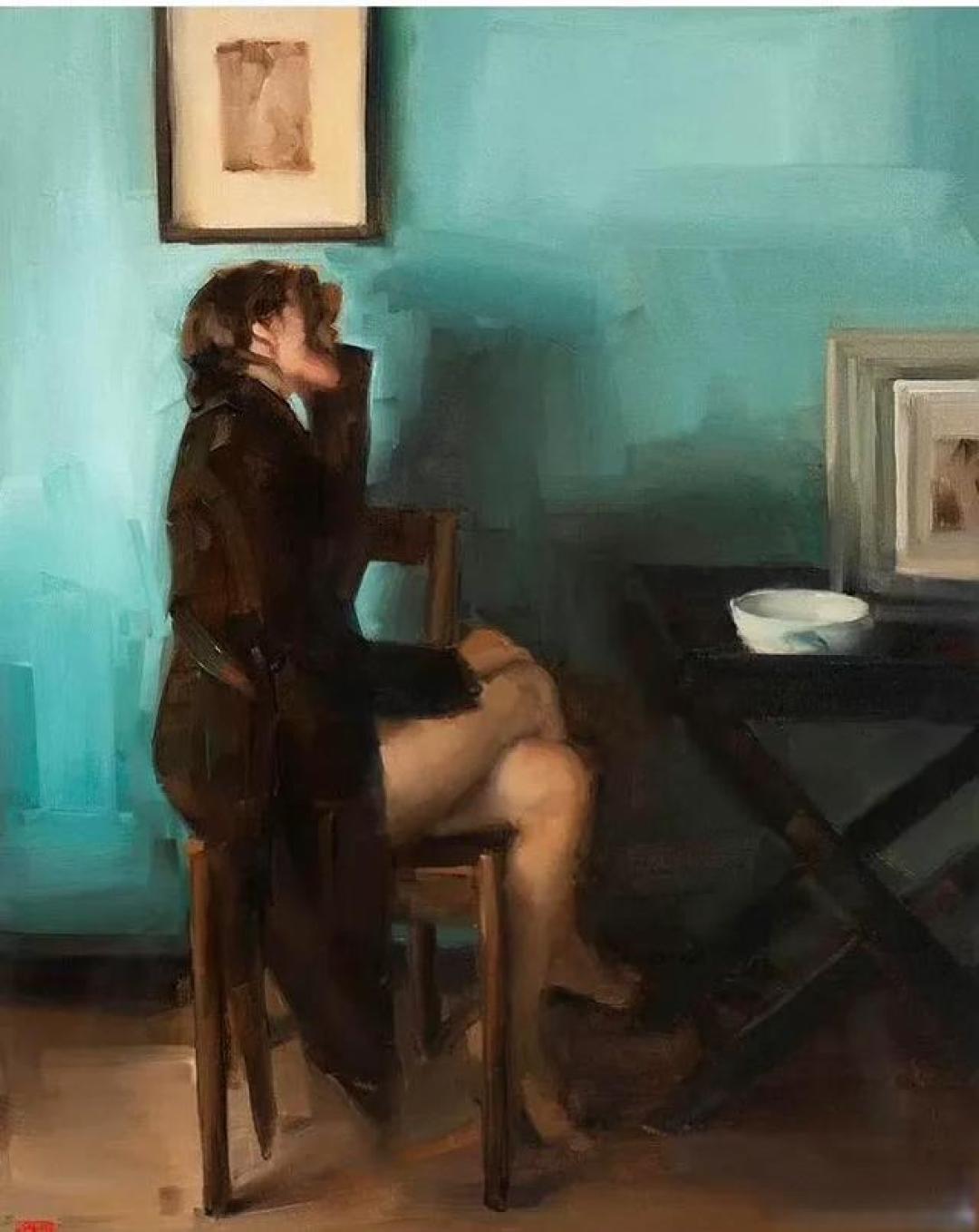 柔和富于表现力的光线|当代女画家萨沙·哈特斯利夫油画欣赏