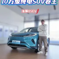 10万级纯电SUV卷王？探店海狮05EV，全系后驱+五连杆悬 储物能力在线！探店海狮05EV，自带110L前备厢太实用