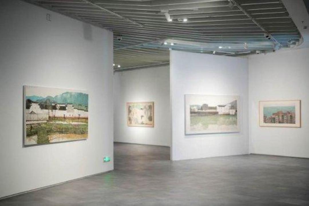 “静水流深—杜大恺艺术展”于青岛云上海天启幕