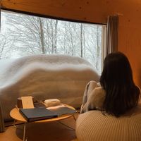 新泻雪峰总部，住进箱子里的露营⛺️