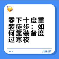❄️零下十度重装徒步露营二天一夜装备清单🧾