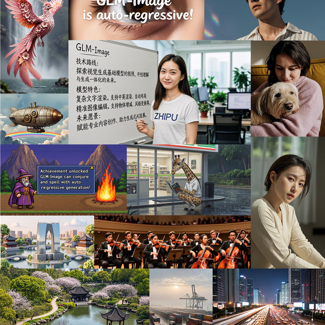 自回归图文模型 GLM-Image 震撼发布🚀