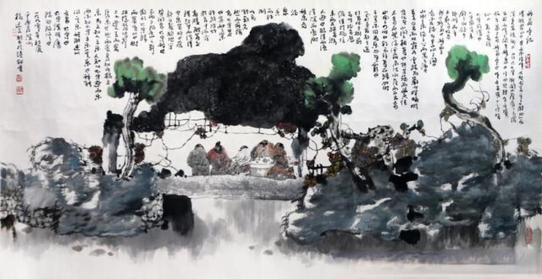 墨彩不拘东西 造境但求精神 当代著名画家杨延文作品(新春展)赏读