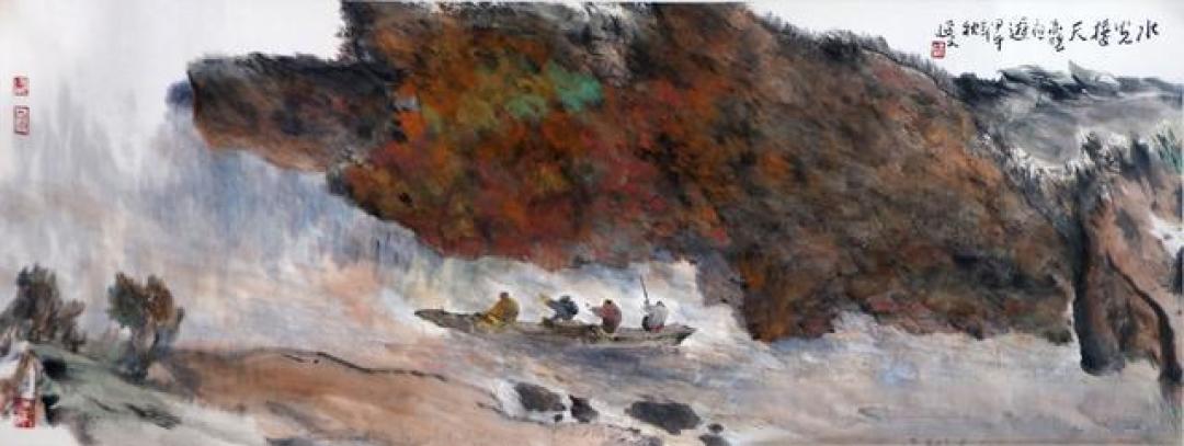墨彩不拘东西 造境但求精神 当代著名画家杨延文作品(新春展)赏读