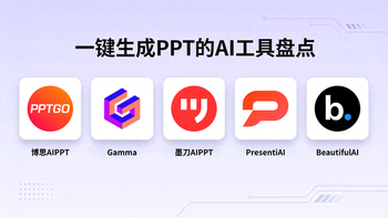 和手动做PPT说再见！办公达人都在用的5款AI生成PPT工具