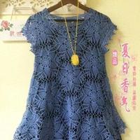 特时尚好看的拼花美衣图，有花样图解（夏日香气作品）