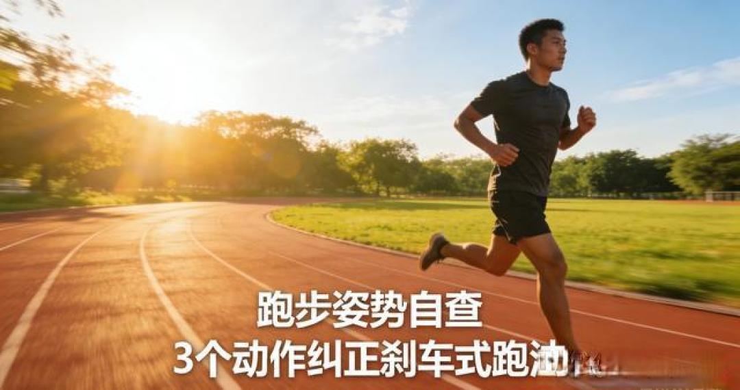 跑步姿势自查：只要这3个动作，立刻纠正“刹车式”跑法