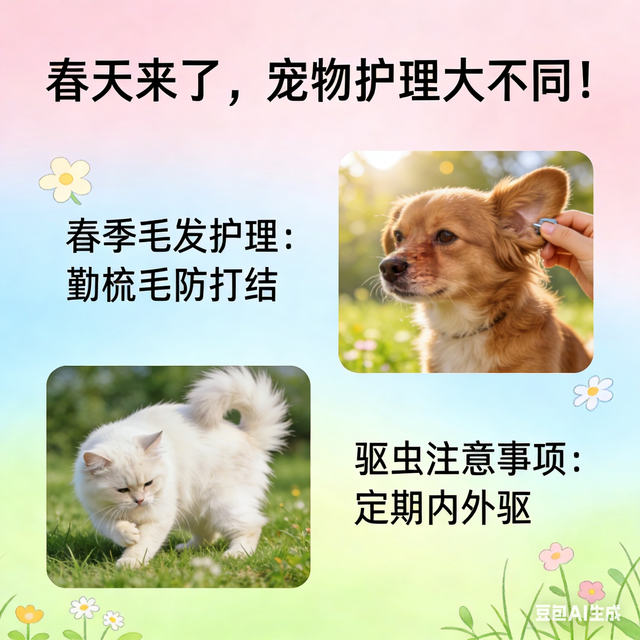 春天来了，宠物护理大不同！