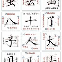 0基础毛笔入门书法教程，新手照练，告别写字丑！