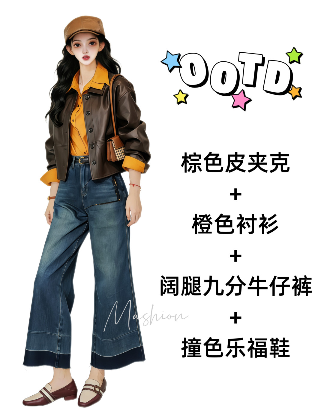 🔥 早春封神穿搭|棕色皮衣高级感拉满!